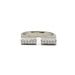 Bague 57 Bague - or blanc et diamants 58 Facettes 240273R