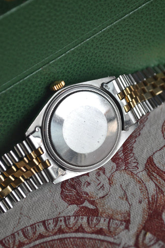 Montre Rolex - Montre Datejust 1601 two tone 36mm en or jaune et acier 58 Facettes