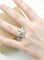 Bague 58 Bague vintage baguette carrée en or blanc 18kt et diamants 58 Facettes