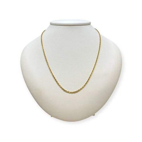 Collier Chaîne maille forçat en or jaune 58 Facettes 330080915