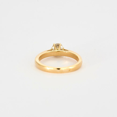 Bague 55 Solitaire or jaune diamants 58 Facettes 2023626