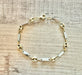 Bracelet Bracelet grains de café or blanc or jaune 58 Facettes