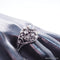 Bague 56 Bague Or gris Diamants 58 Facettes 3903