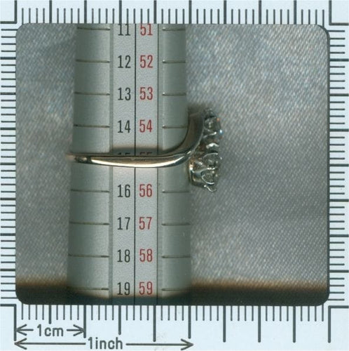 Bague 55 Héritage de l'amour : la bague de fiançailles vintage « Toi et Moi » 58 Facettes 15181-0103