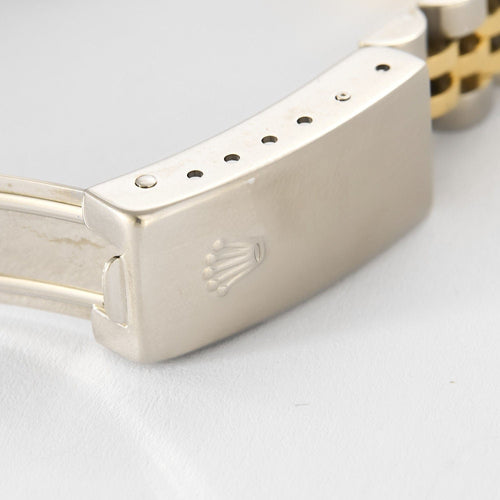 Montre Montre Rolex Modèle Datejust 26 mm en Or 18K et Acier Computer Dial 58 Facettes