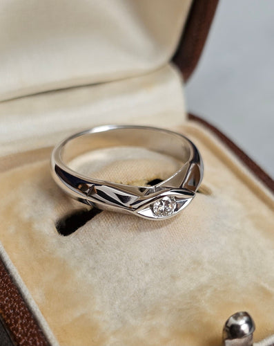 Bague Solitaire Diamant 0.10ct