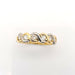 Bague 54 Bague en or jaune et blanc et diamants 58 Facettes