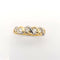 Bague en or jaune et blanc et diamants