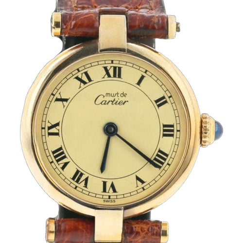 Montre Cartier Montre Must De Cartier Vermeil 58 Facettes MT41243