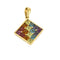 Pendentif Pendentif en or jaune et quartz de couleurs 58 Facettes SNA1262
