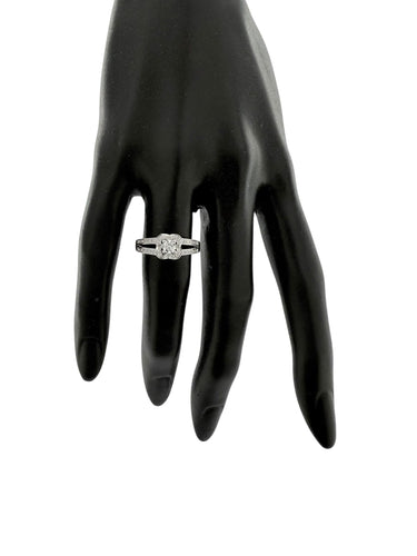 Bague 57 MAUBOUSSIN - Chance of Love N°2 Bague de fiançailles or blanc diamants 58 Facettes