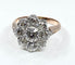 Bague 52 Bague marguerite or blanc, or rose et diamants 58 Facettes AB658