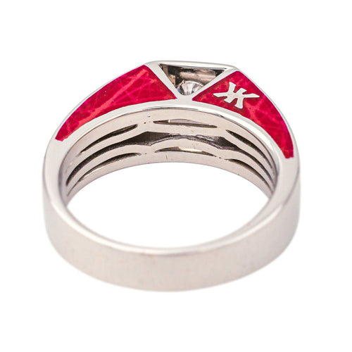 Bague 52 Korloff  Bague  Solitaire   Or blanc Diamant 58 Facettes 4342789RV