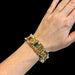 Bracelet Superbe bracelet « tank » en or rose et or jaune 18 carats, vers 1940 58 Facettes 7829 A