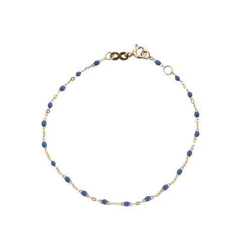 GIGI Clozeau - Classique Gigi - Bracelet en or jaune et résine bleu