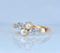 Bague or perles diamants vers 1900
