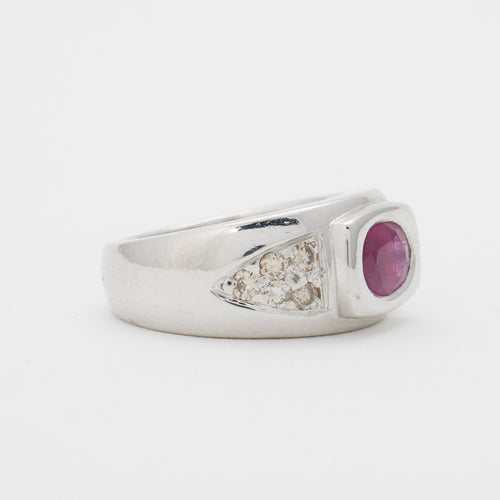 Bague 49 Bague rubis diamants 58 Facettes