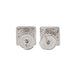 Boucles d'oreilles Boucles d'oreilles Puces Or blanc Emeraude, Diamant 58 Facettes 3747898CN