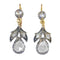 Boucles d'oreilles Grâce victorienne : boucles d'oreilles pendantes en diamant d'une élégance intemporelle 58 Facettes 21344-0155