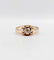Bague 55 Bague jonc antique or rose 14k diamant taille ancienne 0,30 carats (circa 1906) 58 Facettes A06289