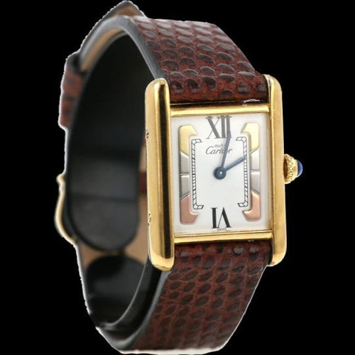 Montre Cartier Montre Tank Vermeil 58 Facettes MT43332