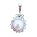 Pendentif Pendentif perle de culture diamants or blanc 58 Facettes AA 1677