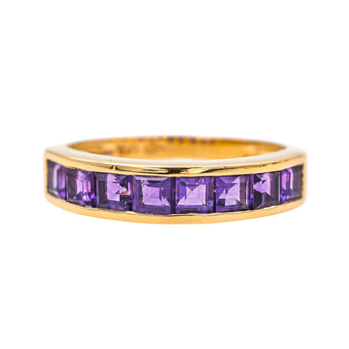 Bague 54 Bague  Or jaune Améthyste 58 Facettes 4166994RV