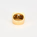 Bague 53 Bague tank or jaune 58 Facettes