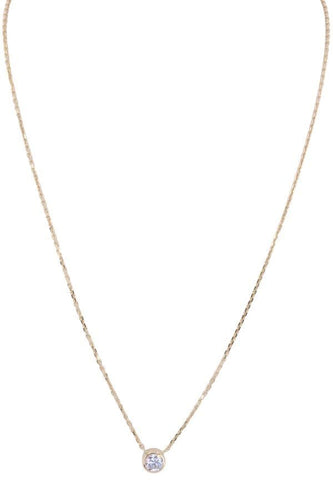 Collier COLLIER DIAMANT SOLITAIRE 0.66 CARAT 58 Facettes 078011