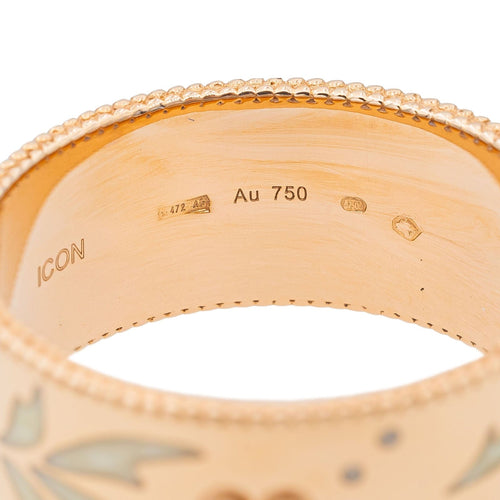 Bague 59 Gucci Bague Icon Blossom Or rose 58 Facettes 3118039CN