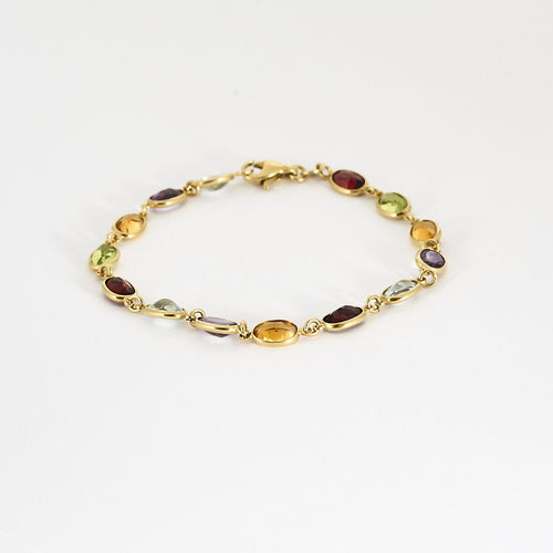 Bracelet Bracelet en Or jaune et pierres fines de couleurs 58 Facettes CHAL0749X6