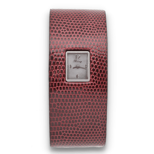 Montre Montre Poiray Time 3 - Dame - 1999 - Cadran nacre grise - Double bracelet 58 Facettes FB07032