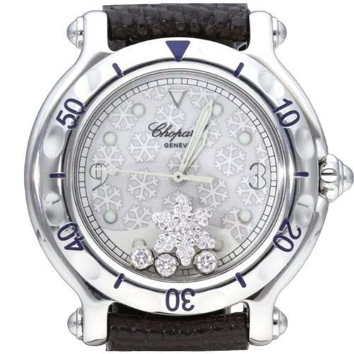 Montre Chopard Montre Happy Sport Snowflake 58 Facettes MT42382