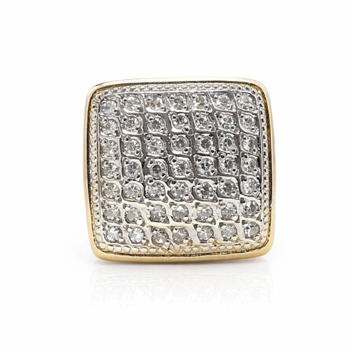 Bague 57 Bague en or jaune & diamants 58 Facettes