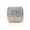 Bague 57 Bague en or jaune & diamants 58 Facettes