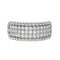 Bague 53 Bague Or blanc Diamant 58 Facettes 4292751CN