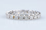 Bague 53 Alliance Éternité en Or Blanc 18 Carats et 1.26 CTDiamants 58 Facettes ALLDIAM126-107