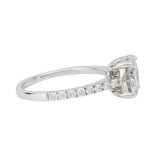 Bague 54 Bague solitaire diamant 1,53 carat. 58 Facettes 31806