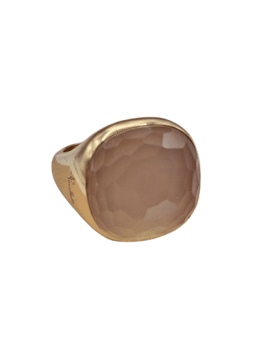 Bague 53 POMELLATO - Bague Victoria en or jaune et quartz 58 Facettes