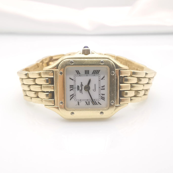 Montre PRESTIGE Montre femme or jaune 58 Facettes