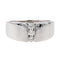 Bague 56 Bague Trilogie Or blanc Diamant 58 Facettes 3167516CN