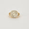 Bague Bague en or jaune et or blanc avec diamants 58 Facettes 240193