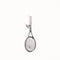 Pendentif Pendentif raquette de tennis diamant or blanc 58 Facettes