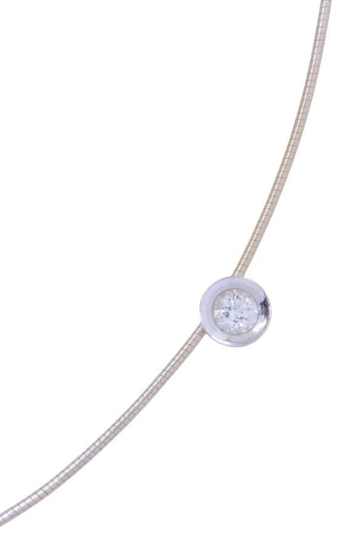 Solitaire Diamond Necklace Necklace 58 Facettes 084771