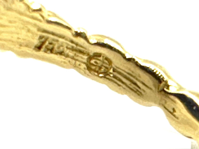 Bague GILBERT ALBERT. Bague or jaune 18K, diamants et billes interchangeables 58 Facettes