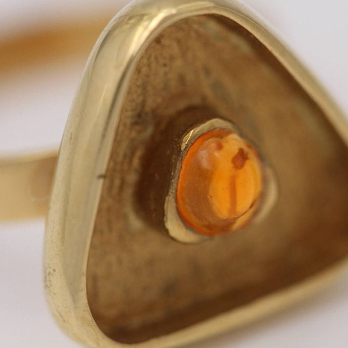 Bague 53 Bague Citrine Cabochons 58 Facettes D359543JC