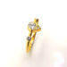 Ring 56 Ring Yellow gold Diamonds 0.51 ct 58 Facettes