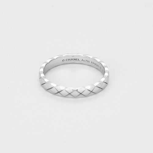Bague 59 CHANEL - Bague Coco Crush - mini modèle  en Or blanc 18k 58 Facettes 58FC17-3