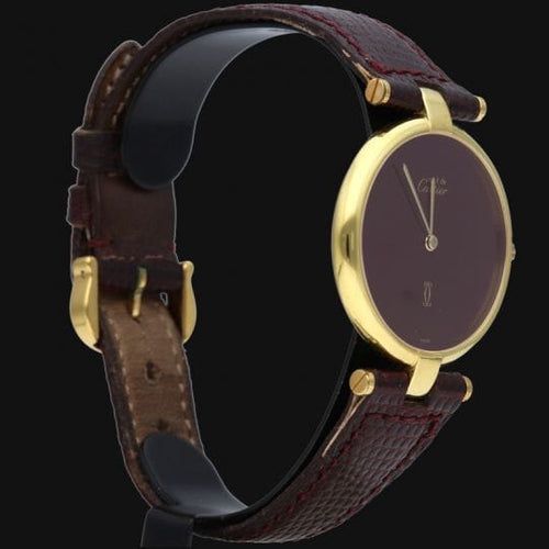 Montre Cartier Montre Must De Cartier Vermeil 58 Facettes MT44365