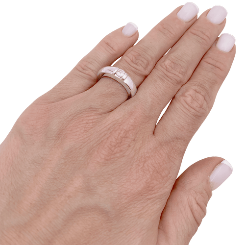 Bague 51 Bague Chaumet, "Gioia", or blanc, diamant. 58 Facettes 34584